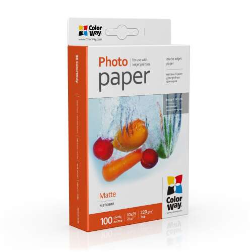 Colorway Fotopapier, matt, 220g/m2, a5, 10x15, 100 Blatt PM2201004R