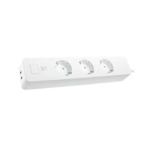 Deltaco Smart Home SH-P03USB2 1.5m Smart Power Strip, White