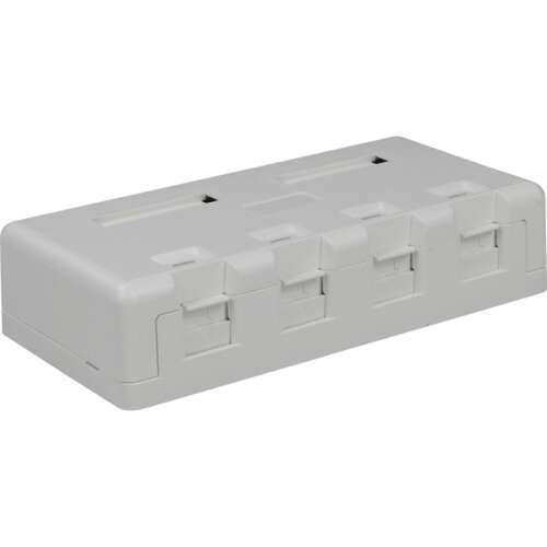 Excel out of wall box 4 port utp mit cat.5e Buchse 100-004 34306105