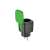 Deltaco Smart Home SH-OP01 outdoor smart plug with WiFi, IP44, 13A, black and green, open socket