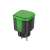 Deltaco Smart Home SH-OP01 outdoor smart plug with WiFi, IP44, 13A, black and green