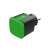 Deltaco Smart Home SH-OP01 outdoor smart plug with WiFi, IP44, 13A, black and green, with power indicator