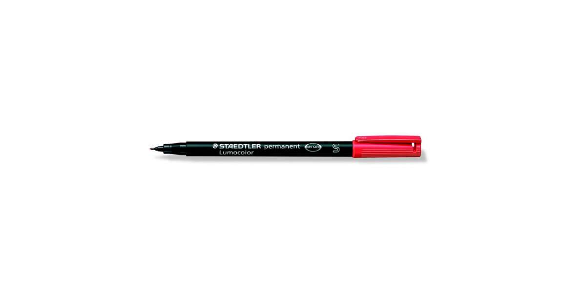 Alkoholos marker, OHP, 0,4 mm, STAEDTLER "Lumocolor® 313 S", piros 79425375