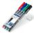 STAEDTLER Lumocolor 317 M Permanent Markers in Clear Packaging, Angled View