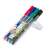Staedtler Lumocolor permanent markers, 4 pack, assorted colors, 1 mm chisel tip