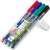 Staedtler Lumocolor permanente Marker, 4er Pack, sortierte Farben, 1 mm Schrägschnitt