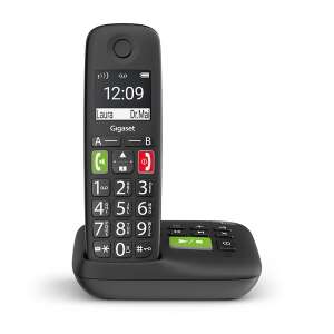 Gigaset eco dect telefon e290a czarny, automatyczna sekretarka S30852-H2921-S201