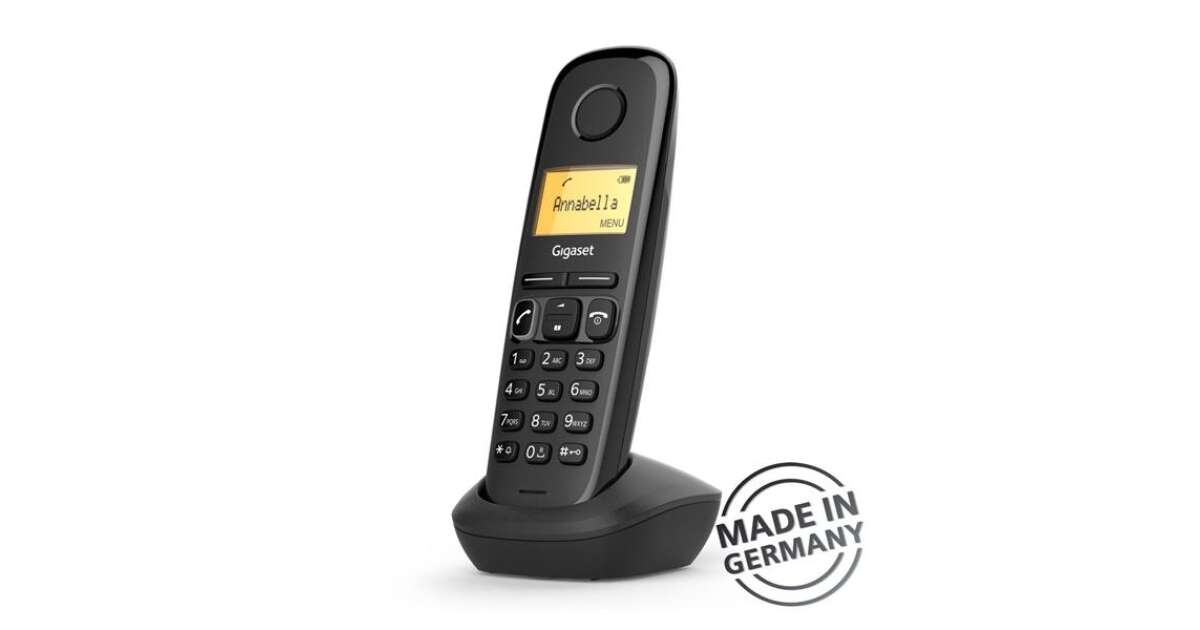 Gigaset A170 DUO, ECO DECT telefon, fekete, magyar menü | Pepita.hu