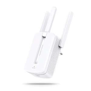 Mercusys MW300RE WiFi Range Extender angled view - Mercusys