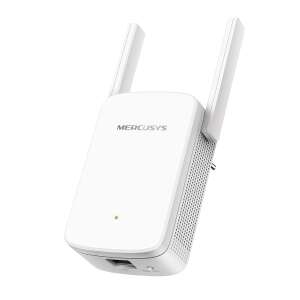 Mercusys ME30 Dual Band WLAN-Repeater, weiß, schräge Ansicht - Signalverstärker