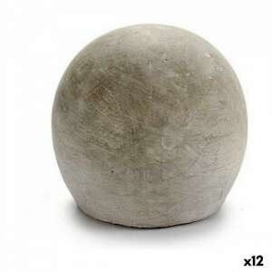 Dekoratív Figura Szürke Cement топка (13,5 x 12,5 x 13,5 cm) (12 egység) 79443582 