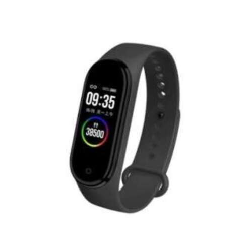 Интелигентна гривна Blackbird fit M4, черна BH1212, фитнес тракер, тракер на активност, монитор за сърдечен ритъм, монитор за сън, монитор за кръвно налягане, монитор за кислород в кръвта, интелигентна гривна, смарт часовник