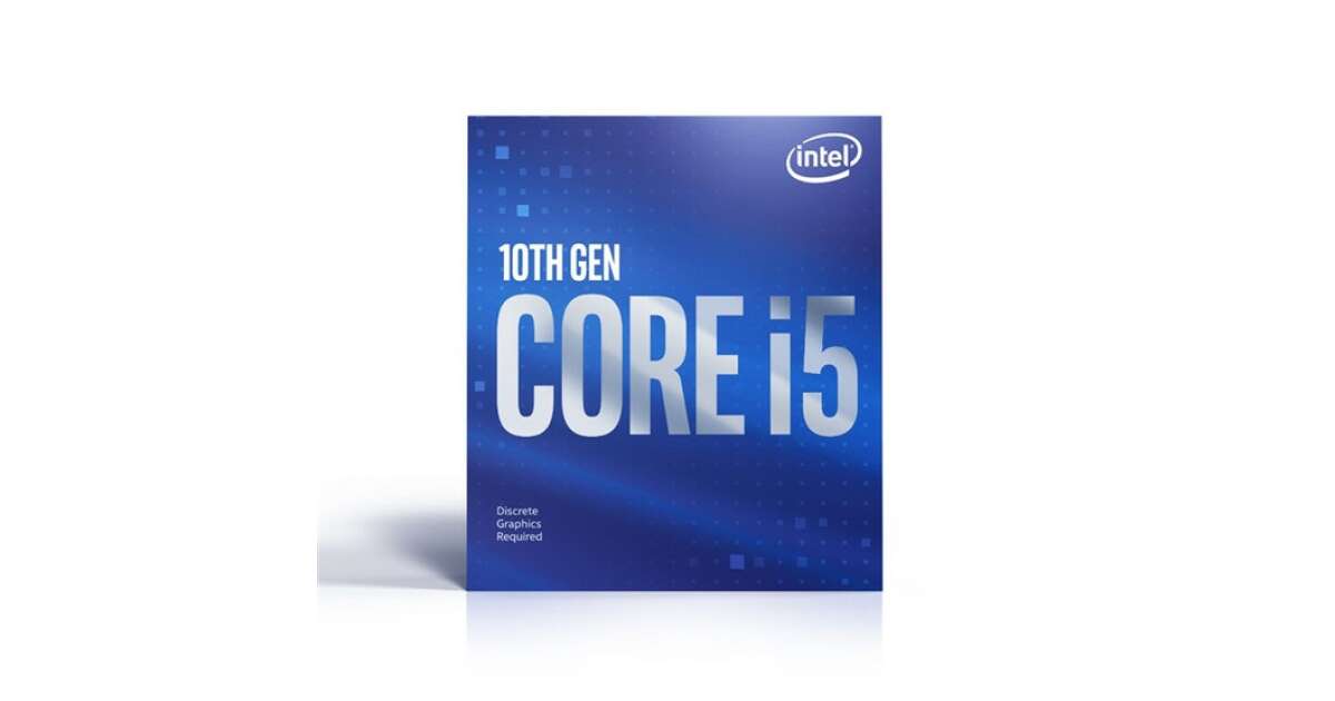 Intel cpu s1200 core i5-10400f 2.9ghz 12mb cache box, novga