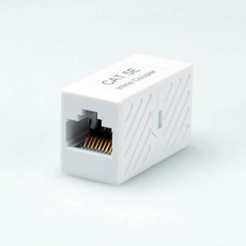 ROLINE Cuplaj Modular RJ-45 Alb, Cat 5E, conector de rețea, cuplaj Ethernet