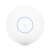 Ubiquiti U6-LR Wireless Access Point, Dualband, lange Reichweite, weiß, Draufsicht