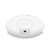 Ubiquiti U6-LR Wireless Access Point, dual-band, long range, white, back view, showing ethernet port