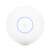 Ubiquiti U6-LR Wireless Access Point, dual-band, long range, white, top view