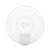 Ubiquiti U6-LR Wireless Access Point, dual-band, long range, white, back view, showing product information