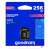 Goodram M1AA 256GB MicroSDXC memory card with adapter, Class 10, UHS-I, up to 100MB/s read speed