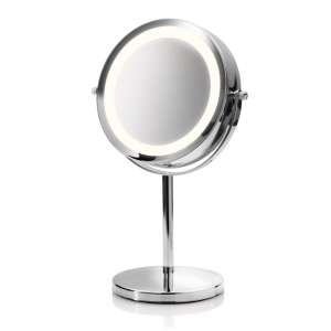 Medisana cm 840 beleuchtete Lupe Kosmetik + normaler Spiegel, Vergrößerung 5x 88550 45246300 Kosmetikspiegel