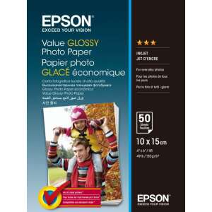 Epson Value Glossy Photo Paper, 10x15cm, 50 sheets, inkjet photo paper - Photo Paper