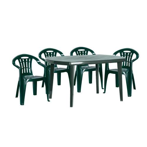 Elma 4 személyes Kerti bútor garnitúra #zöld 32669625