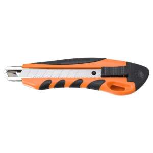Handy Snap-Off-Universalmesser mit einziehbarer Klinge, orange und schwarz - Tapetenschneider