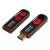ADATA C008 8GB USB Flash Drive, black and red