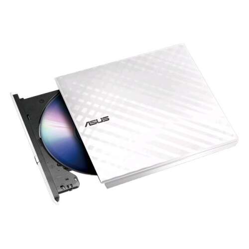 Asus SDRW-08D2S-U LITE külső DVD író, fehér, USB - Külső optikai meghajtó
