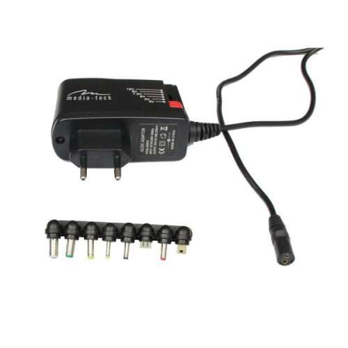 Media-Tech MT6267 univerzális tablet töltő többféle csatlakozóval