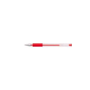 ICO Gel-Ico red gel pen, 0.5mm, transparent barrel, red grip - Pen & Pencil
