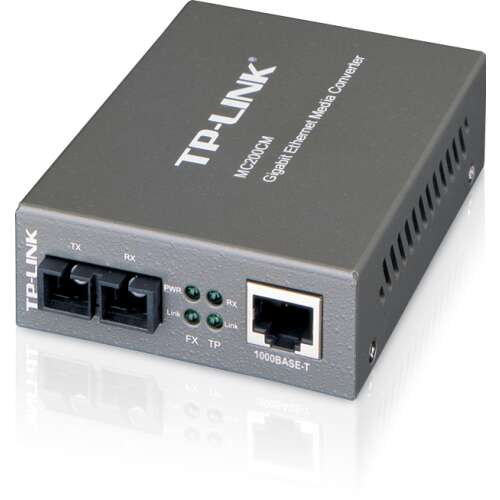 TP-LINK MC200CM Gigabit Ethernet Media Converter, pretvara optička vlakna u bakrene mrežne veze