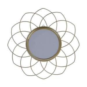 Lustro dekoracyjne złote metaliczne 26 cm