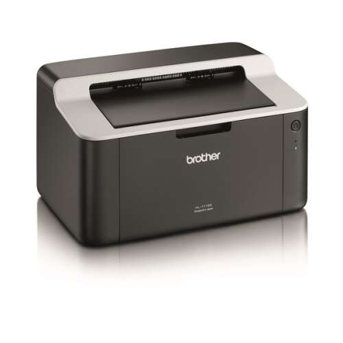 Brother HL1112EYJ1 Lézernyomtató HL-1112E, A4, mono, 20 lap/perc, USB, manuál duplex, 2400x600dpi, 1MB, fekete