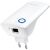 TP-Link TL-WA850RE 300Mbps Wireless Range Extender angled view with Ethernet port