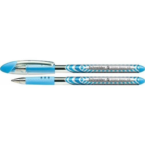 Schneider Slider Basic XB light blue ballpoint pen, 0.7mm, cap included