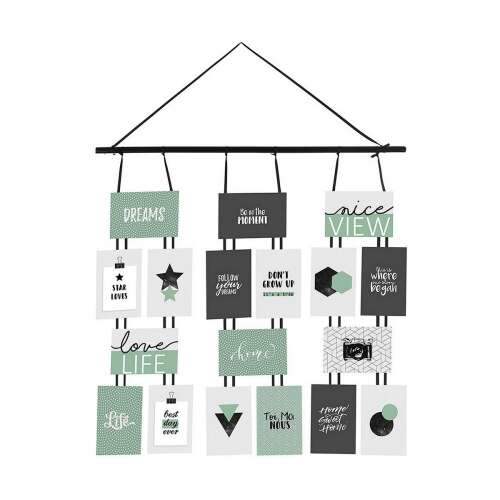 Wiszący ramka na zdjęcia Atmosphera Akryl z 18 miejscami