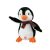FurStar Pinguin de pluș vorbitor, 23cm Pinguin interactiv cu eșarfă