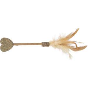 Trixie Lolly Zabawka dla kota z Matatabi i Piórami, Kształt Serca, 23 cm - Trzymanie kotów