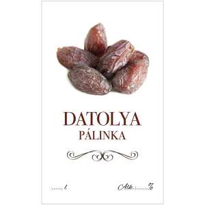 Datolya Pálinka címke, 5 db/csomag, ECO, újrafelhasználható, alkoholos filctollal írható - Bor & Pálinka főzés