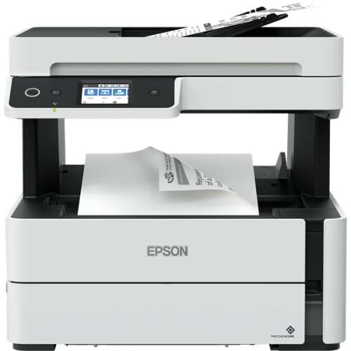 Epson EcoTank M3170 bezdrôtová multifunkčná tlačiareň, čiernobiela, pohľad spredu