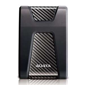 ADATA HD650 1TB externe Festplatte, schwarz mit Karbonfaser-Design - ADATA