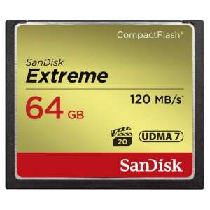 Sandisk 124094, cf extreme kártya 64 gb, 120mb/sec. 00124094 32674283 