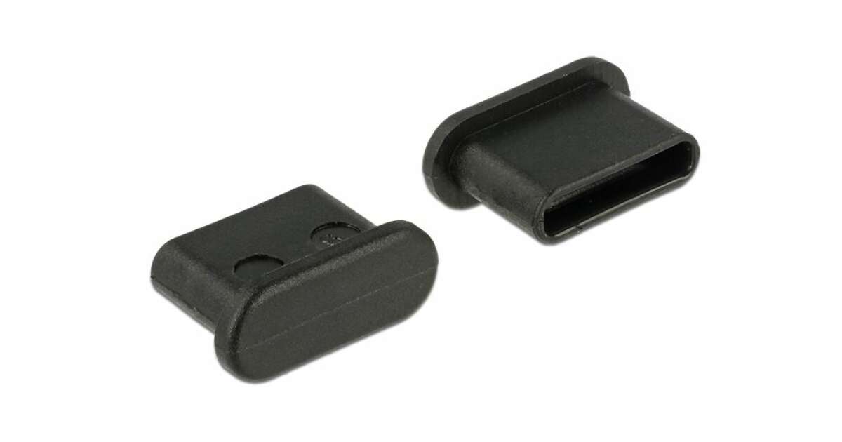 Delock Protector de porturi USB Type-C fără mâner 10 bucăți negru (64014) 32674395