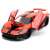 Pink Slips 2017 Ford GT 1:24 méretarányú fém modell autó, narancs és piros színben, nyitott ajtókkal