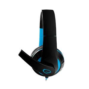 Esperanza Condor gaming headset, black and blue, with microphone - Esperanza