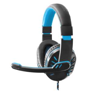 Esperanza Crow Gamer Kopfhörer mit Mikrofon, Stereo, schwarz-blau 32676921 Gamer Kopfhörer