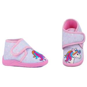 Unikornis Unikornis benti cipő 22, lila und rosa Einhorn Hausschuhe für Kinder mit Klettverschluss - Schuhe für Kinder