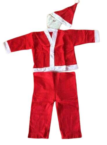 6-9 éves Gyerek Télapó vagy Mikulás jelmez 5 részes