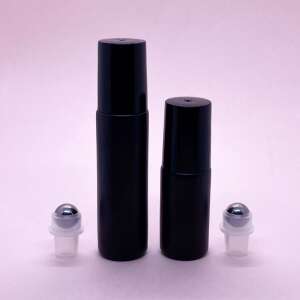 Fekete 5ml roll-on üveg fekete kupakkal 80129386 